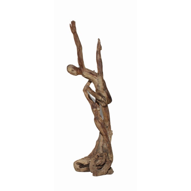 1950s Monumental Figurative Mid Century Driftwood Sculpture For Sale - Image 12 of 12
