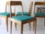 A matching set of four comfortable and elegant Austrian modernist dining room or side chairs. Model no. A7, designed and...