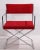 Mid-Century Modern Chrome Directors Chair by Virtue Bros. Of Los Angeles / Bon Marche For Sale - Image 3 of 9