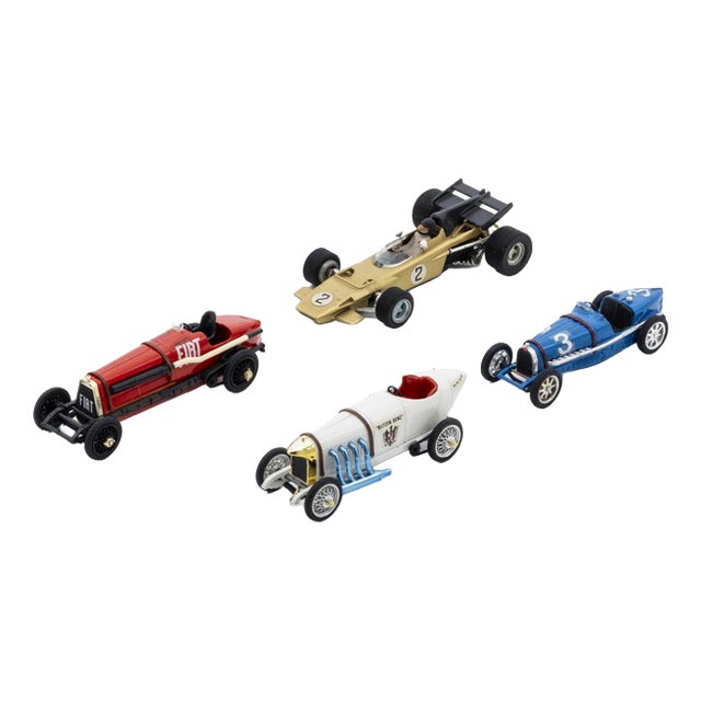 Vintage European Miniature Cars, Set of 4 For Sale