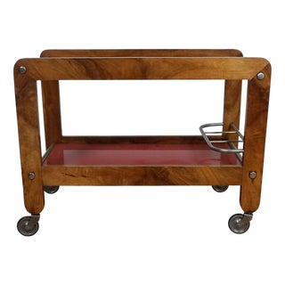 Vintage Art Deco Drinks Trolley, 1940s For Sale
