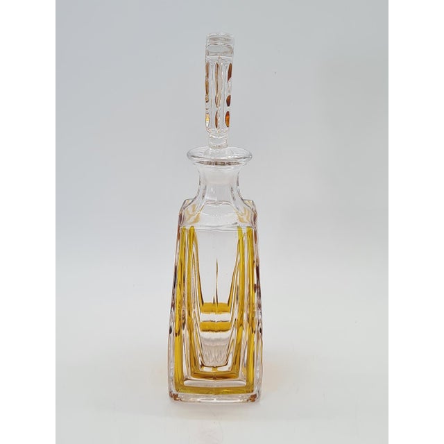 1960s German Lead Crystal Decanter with Glasses, 1960s, Set of 6 For Sale - Image 5 of 11