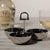 Kenneth Ludwig Chicago The Equestrian Trio Condiment Set, Polished Nickel