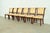 English Baker Furniture Style Regency Carved Mahogany Dining Chairs, Set of Six For Sale - Image 3 of 13