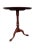 1970s Walnut Pie Crust Side Table Georgian Style Tripod Pedestal For Sale - Image 10 of 18
