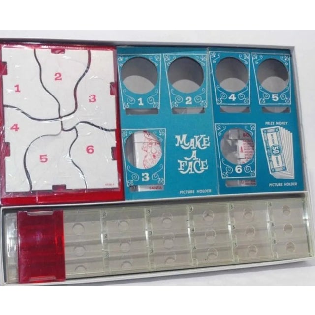 Plastic 1962 Make a Face Board Game by Milton Bradley For Sale - Image 7 of 13
