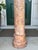 1980s Fine Pink Italian Marble 40" Neoclassical Pedestal Column Ft. Breccia-Style Veining For Sale - Image 12 of 18
