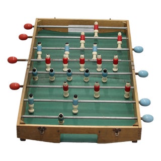 Vintage Football Game Table in Wood, France, 1950s For Sale