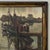 Gray Antique Framed Oil Painting on Canvas by A. Sengier (1886-1964) 'Sailboats at the Quay' For Sale - Image 8 of 16