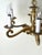 Hollywood Regency Brass 6-Arm Chandelier by Leclaire & Schäfer, 1970s For Sale - Image 10 of 16