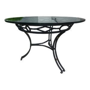 Vintage Iron Neoclassical Center Table