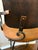 Arhaus Obra 32” Swivel Wrought Iron Bar Stools in Distressed Bronze – Pair For Sale - Image 12 of 12