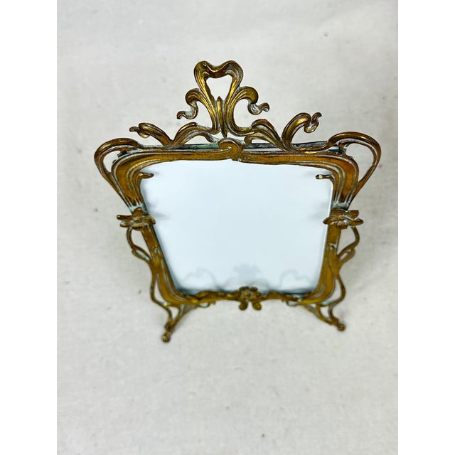 Vintage Art Nouveau Picture Frame For Sale In New Orleans - Image 6 of 8