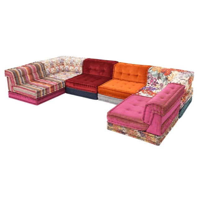 Roche Bobois Roche Bobois Mah Jong 18-Piece Missoni Sectional For Sale - Image 4 of 10