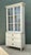 Mid-Century Modern Vintage Painted Wood and Glass Cabinet For Sale - Image 3 of 12