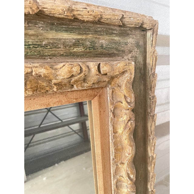 Mid 19th Century Antique Italian Beechwood Mirror For Sale - Image 5 of 11