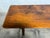 19th Century Antique 19th Century Farmhouse Rustic Style Trestle Base Solid Wood Dining Table For Sale - Image 5 of 18