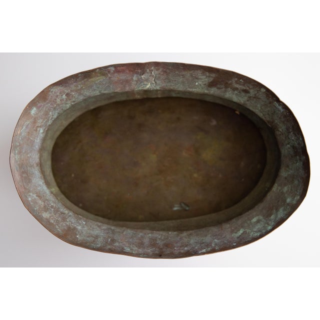 Copper 18th Century French Copper Wine Cooler Jardiniere For Sale - Image 8 of 9
