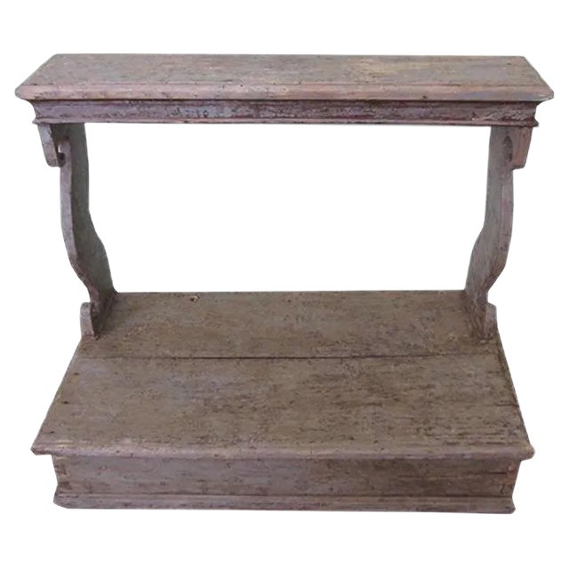 Antique Church Kneeler Pew For Sale