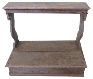 Antique Church Kneeler Pew