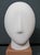 Cycladic-Style Modernist Bisque Ceramic Head Sculpture on Wooden Base For Sale - Image 10 of 10