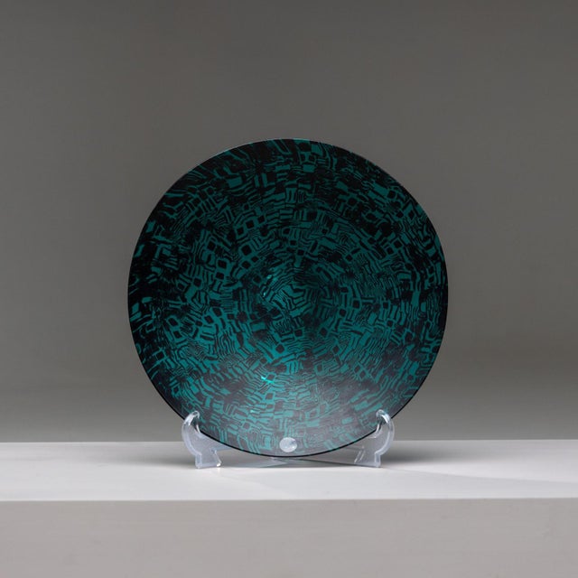 1990s Murrine Glas Plate by Santillana for Venini, Italy 1997 For Sale - Image 5 of 8