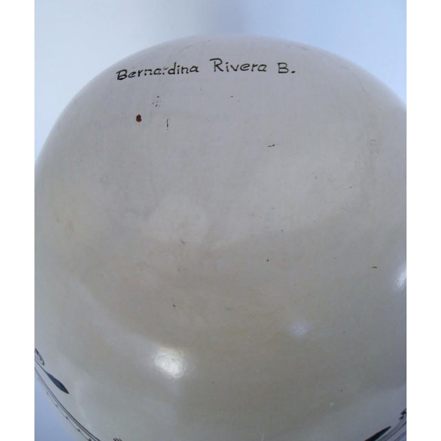 Artisan Michoacan Pottery Vase For Sale - Image 4 of 4
