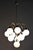 Mid-Century Chandelier in Brass and Opaline Glass, Czech, 1950s For Sale - Image 10 of 16