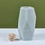 Glass Robert Kuo Gray Facet Vase For Sale - Image 7 of 12