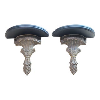 Vintage Pair Neoclassical Style Corbels For Sale