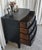 Black Vintage Chest of Drawers, Distressed For Sale - Image 9 of 11
