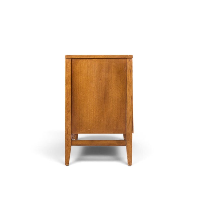 Mid 20th Century Broyhill Brasilia Mid Century Walnut and Brass Credenza For Sale - Image 5 of 9
