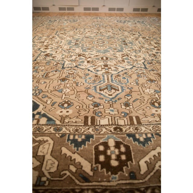 Traditional Vintage Distressed Bakhtiari Carpet - 10'2" x 12'1" For Sale - Image 3 of 11