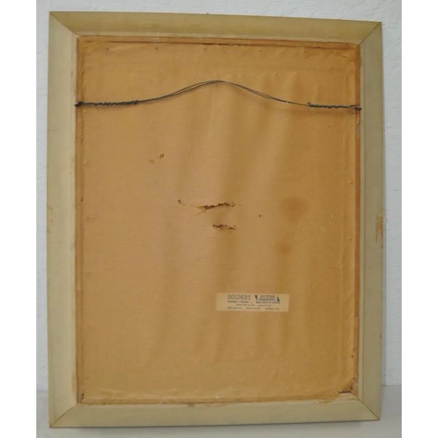 Seaside Grass Harvest Original Watercolor 19th Century For Sale In San Francisco - Image 6 of 7