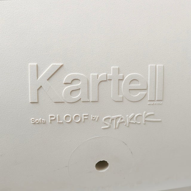 Italian Modern White Plastic Ploof Sofa by Philippe Starck for Kartell, 2000s For Sale - Image 17 of 18