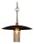 NOIR Anton Pendant, Metal with Aged Brass Finish For Sale