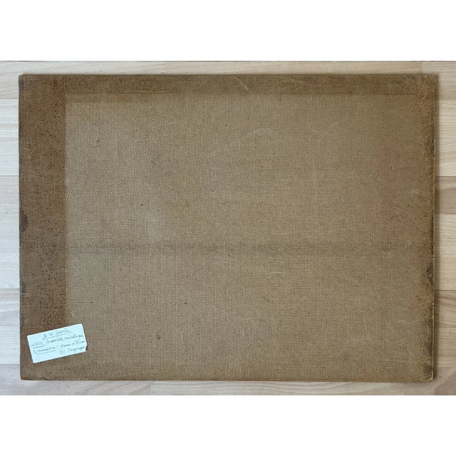 Armand Marie Guérin, Passerelle métallique, Oil on Wood For Sale - Image 9 of 11