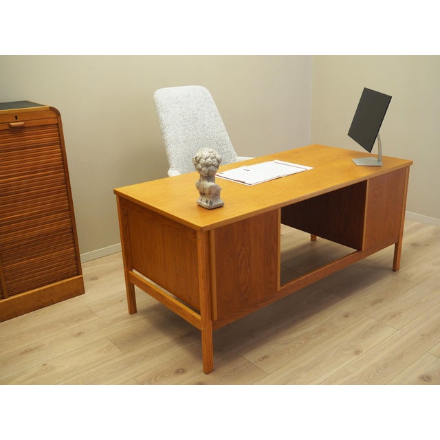 Norwegian Ash Desk, 1970s For Sale - Image 3 of 18