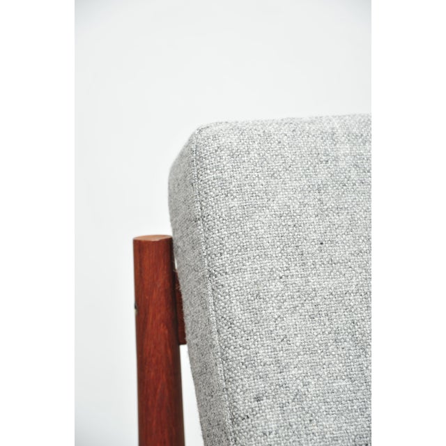 Brown Easy Chair in Teak by Grete Jalk for France & Son For Sale - Image 8 of 10