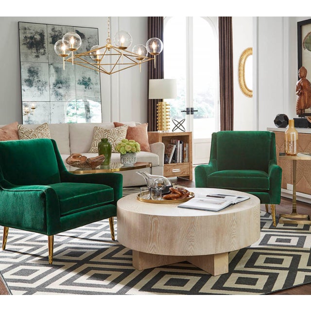 New special order item. Not vintage. The product features a THICK TOP and a CROSS BASE made from CERUSED OAK for the...