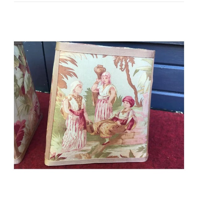 2020s Antique Fabric Lampshades For Sale - Image 5 of 6