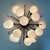 White 21st Century Mezzo Bronze Glossy White Murano Flush Mount by Fabio LTD For Sale - Image 8 of 9