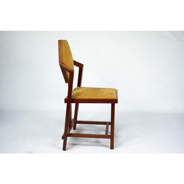 Wood Midway Chair by Frank Lloyd Wright for Cassina, 1986 For Sale - Image 7 of 14