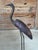 English Vintage Handcrafted Copper Heron Sculpture With Verdigris Patina For Sale - Image 3 of 11
