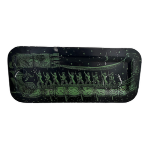 1950s Piero Fornasetti Tray With the Bissona (Boat) Pattern