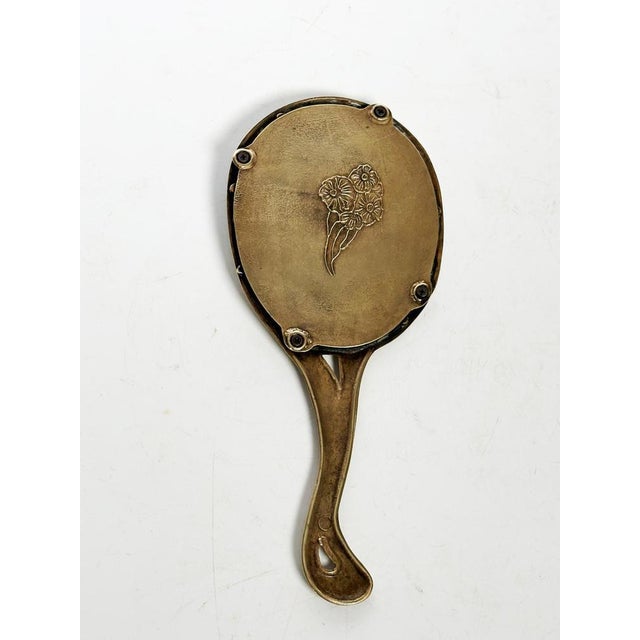 Art Deco Style Hand Mirror, France, 20th Century For Sale - Image 10 of 13