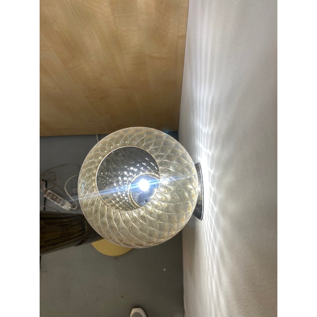 Amber Contemporary "Ballotton" Amber Murano Glass Wall Sconce For Sale - Image 8 of 13