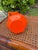 1984 Atomic Orange Art Pottery Ewer by Cherokee Pottery For Sale - Image 10 of 10
