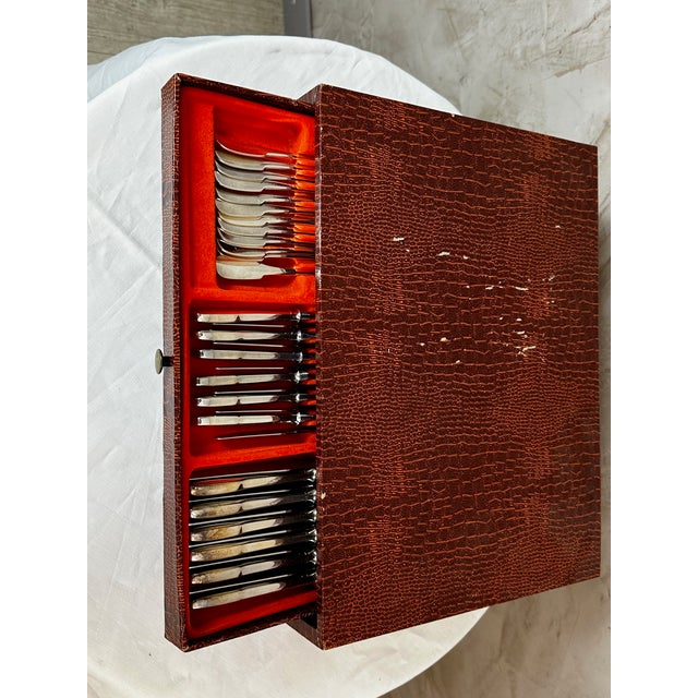 Vintage Cutlery from Cristofle, 1980s, Set of 76 For Sale - Image 4 of 14