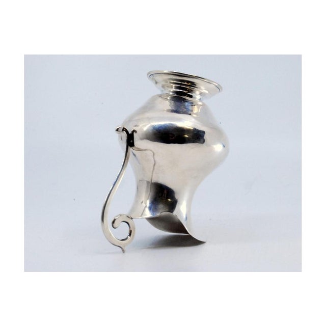 Silver Silver Water Jug with Handle Applique For Sale - Image 8 of 10